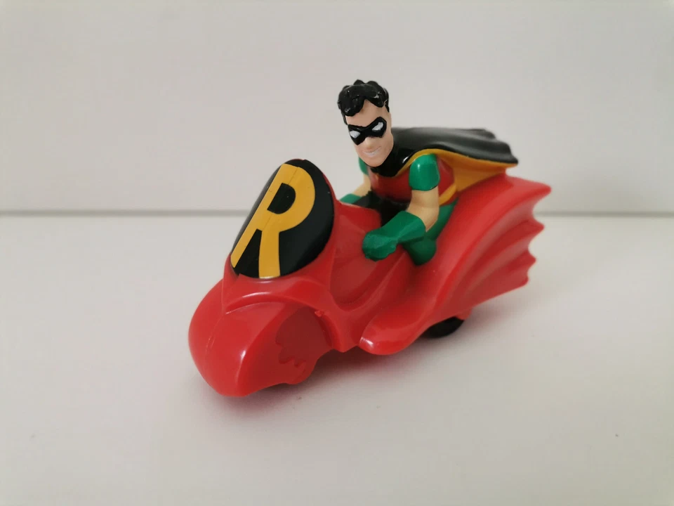 Jouet Mc Donald's Robin 1993 DC Comics avec moteur à friction - Photo 1/3