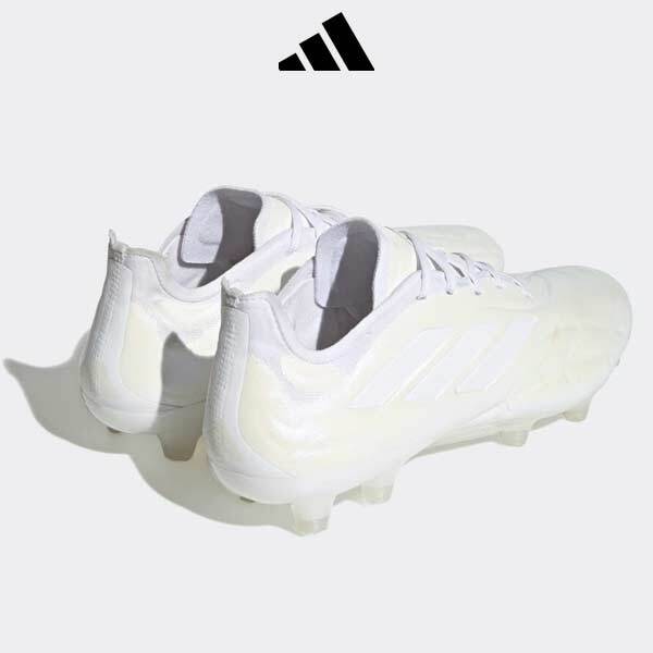 adidas COPA PURE 1 FG Soccer Cleats White x Zero Metallic adidas COPA PURE 1 FG Soccer Cleats White x Zero Metallic