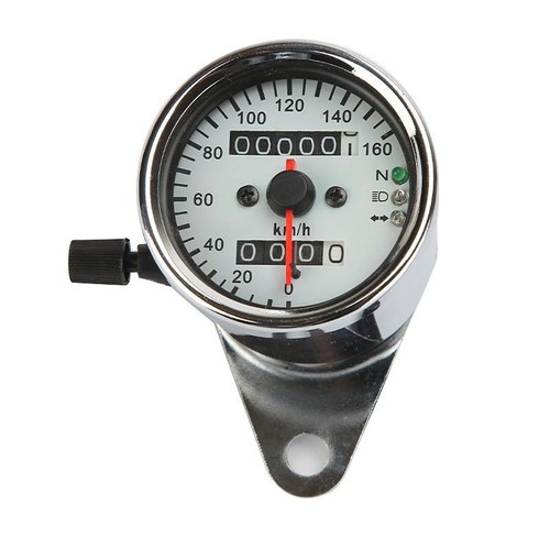 Motorcycle Backlit Dual Speedometer Gauge For Harley XL Sportster 1200 Custom - Picture 7 of 11