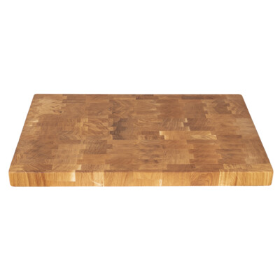 Hackblock Griffmulde Schneidebrett Hackbrett Eiche-Stirnholz 60x40cm ab 109,94  