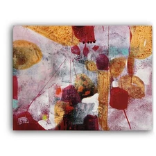 Jelly Beans Framed Canvas Stretched Ready to Hang 50x40 Home decor Gift.