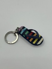 Old Navy Flip Flop Keychain Striped