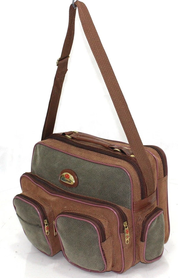 Ryanair EasyJet 36x27x23cm Hand Luggage Cabin Bag Holdall Faux Leather - Image 4 of 4