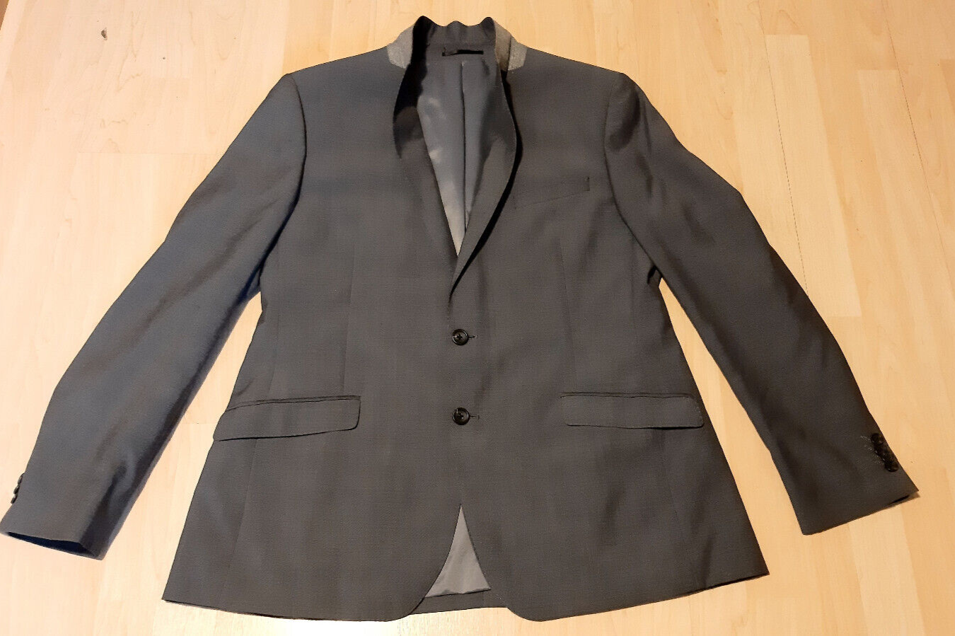 FILA Tuta giacca grigia The Savile Row London taglia 46 pollici da ascella ad ascella