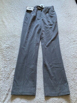 Norm Thompson Women Straight Pants Gray Petites 6P (28 x 30)