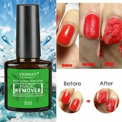 VINIIMAY 8ML Gel Polishing Agent Nail Polish Burst Magic Gel Nail Polish Makeup Remover