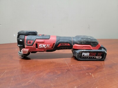 SKIL PwrCore 20V Brushless Oscillating MultiTool OS5937-00, w 2Ah Battery. c-x