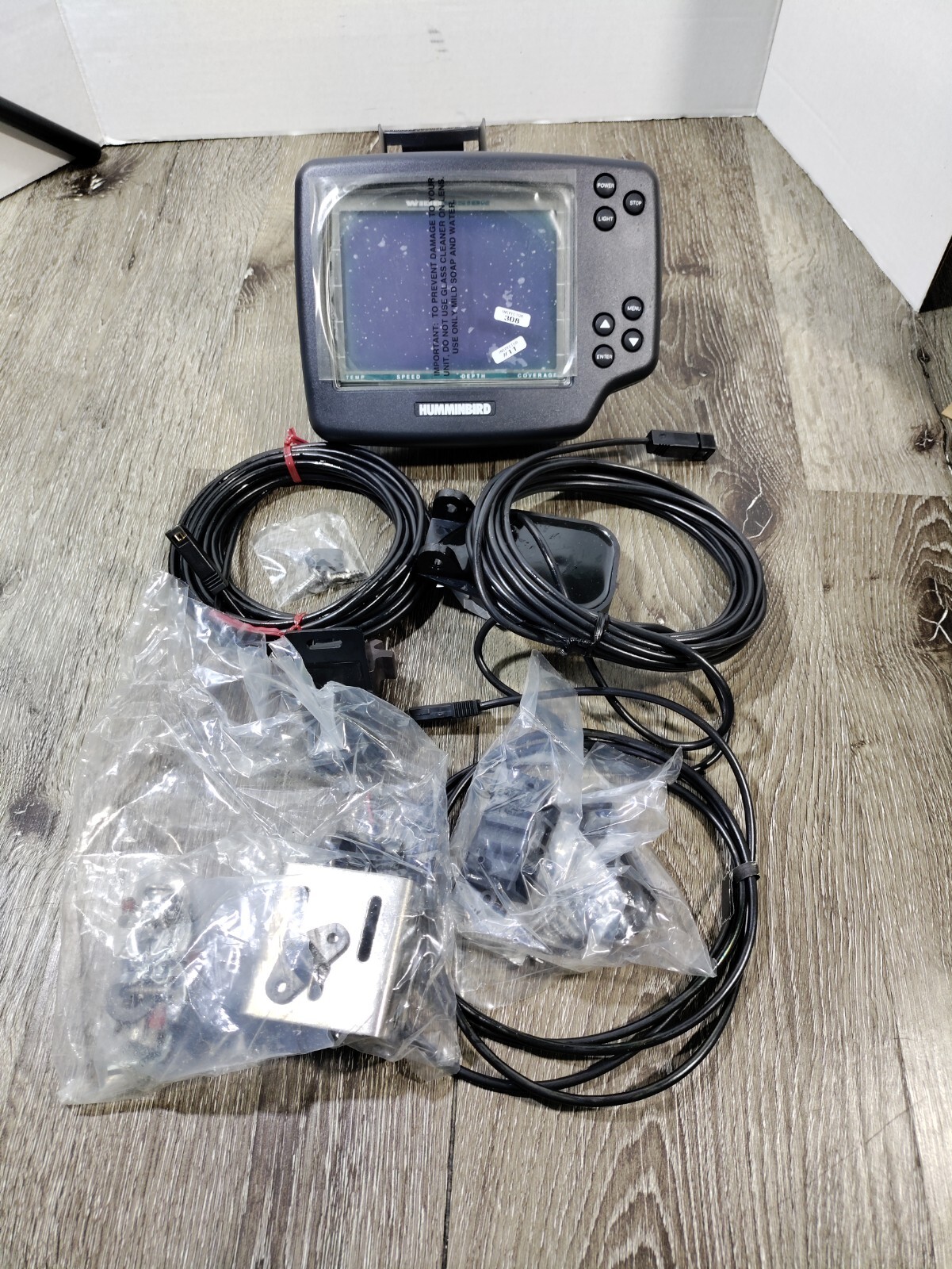 Humminbird Wide Wide Vision Fish Finder With Original Box & Manual eBay