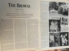 The Browns, Full Page Vintage Clipping