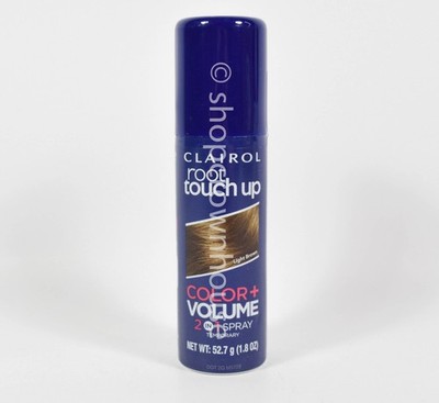 Clairol Root Touch Up Color + Volume LIGHT BROWN 2 in 1 Spray 1.8 Oz