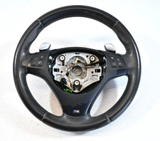 Driver Side Steering Wheel Leather Oem Bmw 135 335 07-10 Paddle Shift M Sport
