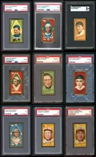 1911 T205 Gold Border Almost Complete Set 2.5 - GD+ 4789082 (174 / 199 cards)