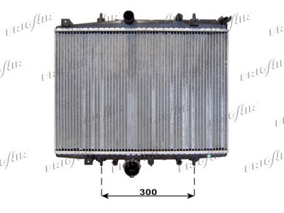 Radiatore Auto Iveco Daily D-TD 35.8/10/12-40 – Frigair 0204.3016 Ricambio Qualità Originale
