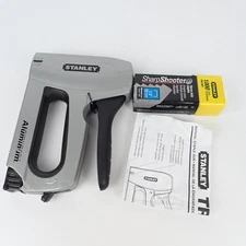 Stanley TR150HL Heavy Duty Staple Gun Manual Aluminum Tested w/ Staples