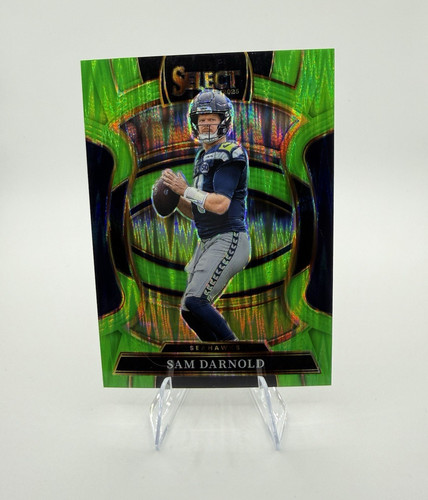 Sam Darnold #13 Concourse COLOR MATCH Green Prizm Shock/699 2025 Panini Select