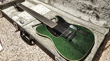 ESP LTD SCT-607B Stephen Carpenter Signature 7-String 27” Green Sparkle Nazgûl