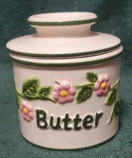 Vintage The Original Butter Bell Crock Bowl Dish Beurre Ceramic Container