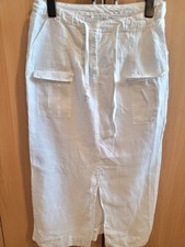 Damen Rock Sommerrock SEM PER LEI gr.38. Made in Italy. 100%Leinen.