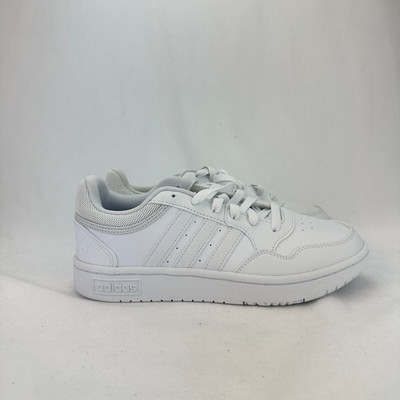 Size 7 Womens adidas Hoops 3.0 Low White Dash Grey Ladies Sneakers Shoes