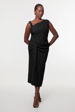 Karen Millen Midi Dress Womens Daywear Dresses