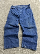 Vintage Y2K 2000s Dickies Baggy Wide Leg Carpenter Jeans Workwear 38x28 Work