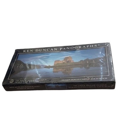 NEW Sealed Eilean Donan Castle Panograph Jigsaw Puzzle Ken Duncan 748 Pieces