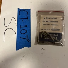 Guaranteed Parts Butt Connectors 2153 Solderless Terminals 22-16 Gauge