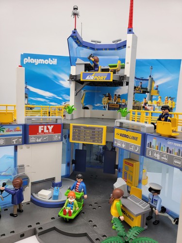 Playmobil Airport 3186 Near Complete w/ Instructions & Poster + Sets 3790, 3848 - Picture 3 of 12