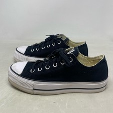Converse Chuck Taylor Lift Platform Low Black Canvas W9/M7