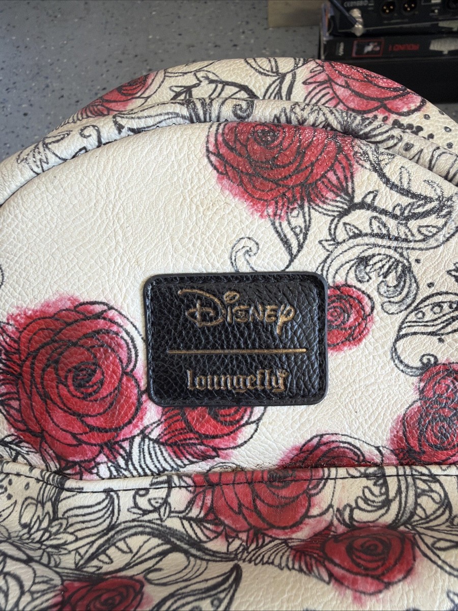 Loungefly Beauty and the Beast Belle Sketched Roses Mini  display picture 3