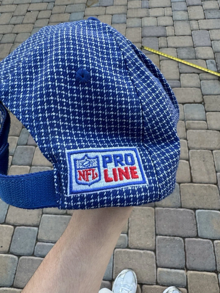 Vintage Indianapolis Colts NFL Logo Athletic Adjustable Hat Cap Pro Line - Image 4 of 4