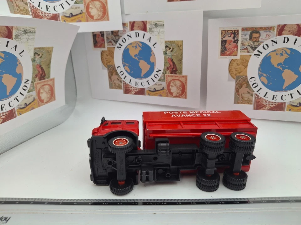 PMPB10-0474 Camion Sapeurs Pompieri Solido Mercedes Poste Medico 22 1/60 - Immagine 2 di 2
