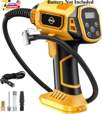 Cordless Tire Inflator Air Compressor for De-walt 20V Max Battery 150Psi Portabl