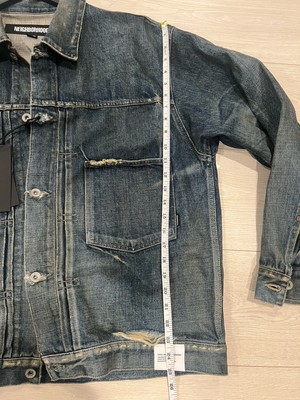 NEIGHBORHOOD selvedge World War Ww2 Type-1 Distressed Denim Jacket