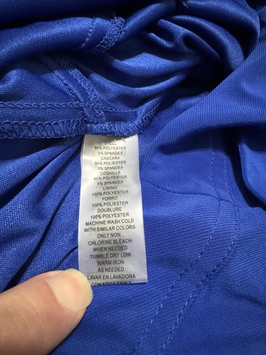 Mono corto con blusa para mujer Vince Camuto azul marino talla 8 C70 - Imagen 8 de 10