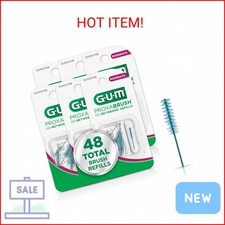 GUM Proxabrush Go-Betweens Moderate Refills Compatible with GUM Permanent Hand
