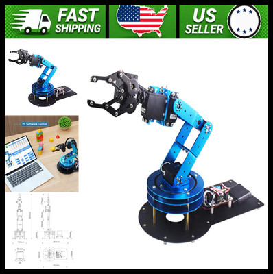 LewanSoul 6DOF Robotic Arm Kit with 5 Servo, Claw, PC App Control