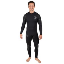 Seavenger Alpha 3mm Neoprene Fullsuit Wetsuit, Classic Black, Men Size L, NEW