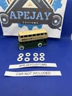 8 new  tires for Vintage Dinky Toys 290 DOUBLE DECKER BUS