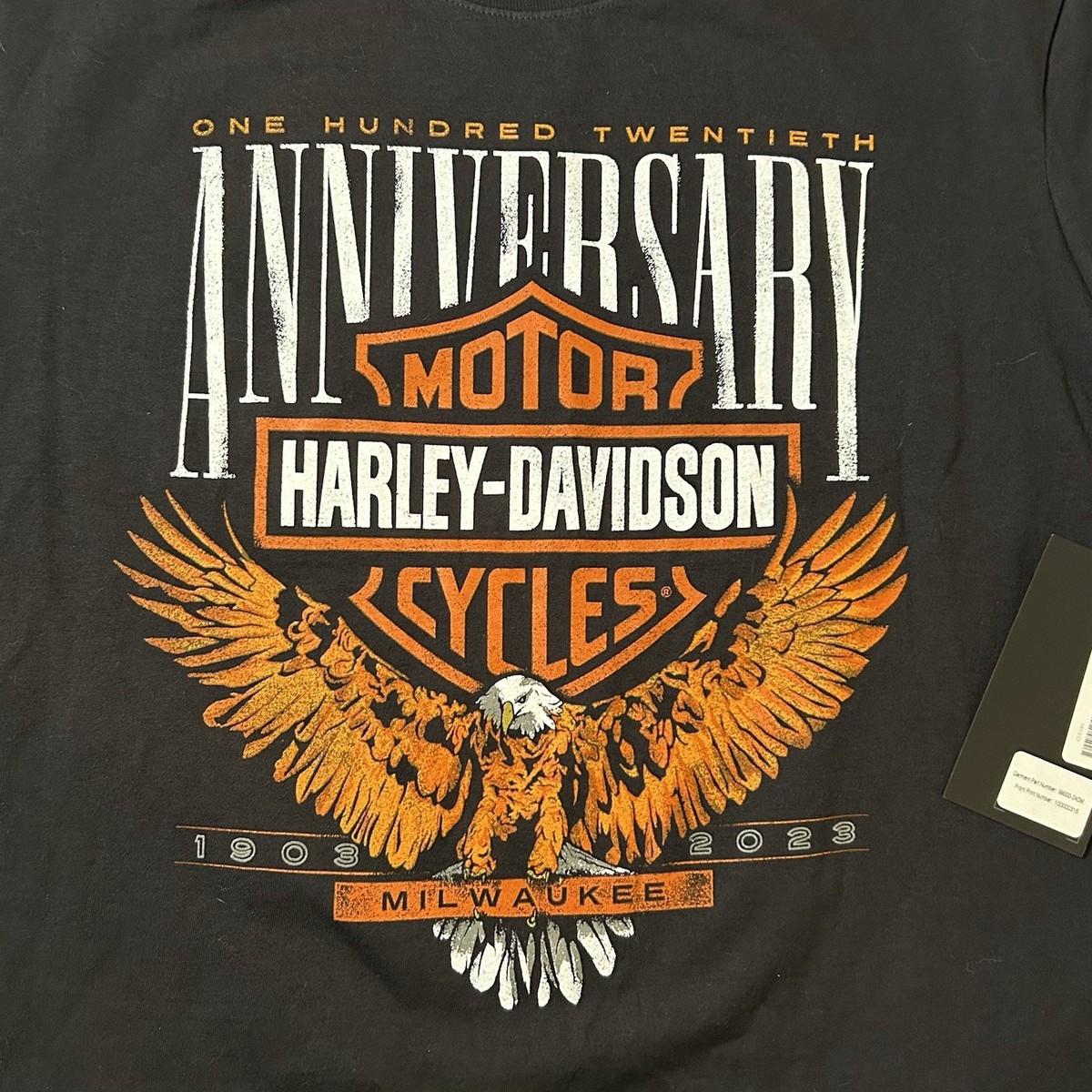 NEW Harley-Davidson Men's 120th Anniversary Graphic Short Sleeve T