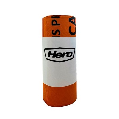 Hero Large 80L Orange Clinical Waste Bag Medium Duty Single Layer 25 Beutel CW002