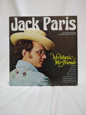 JACK PARIS My Music My Friends Double Sided 12  Vinyl LP Record 1974 Autographed