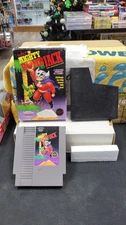 MIGHTY BOMB JACK NINTENDO NES VIDEO GAME IN BOX NO MANUAL W/ PROTECTOR