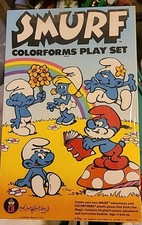 Vintage 1981 Smurfs Colorforms Set Mint MISB NIB