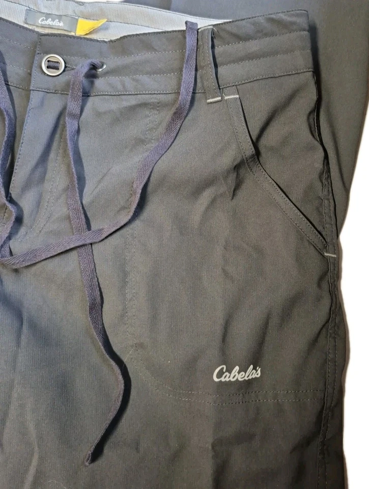 Nwt Cabela's XPG Cool Phase Cooling 女式户外远足裤 12 码灰色全新 — 第 4/4 张图片