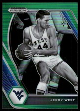 2021 Panini Prizm Draft Picks #100 Jerry West Green