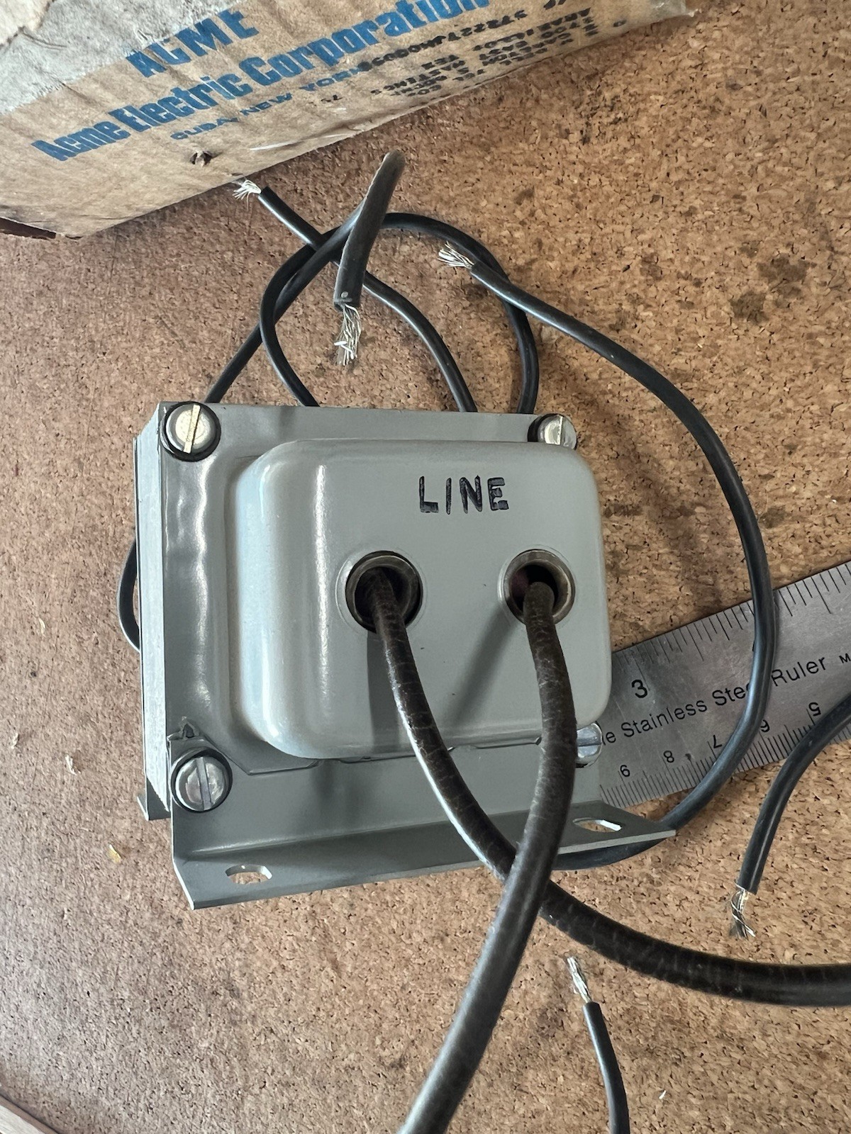 Vintage Acme T-54870 Transformer KS-15783L-1 115V-50VA