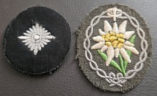 2 &Auml;rmelabzeichen 2.Weltkrieg Gebirgsj&auml;ger Obersch&uuml;tze WWII Wehrmacht
