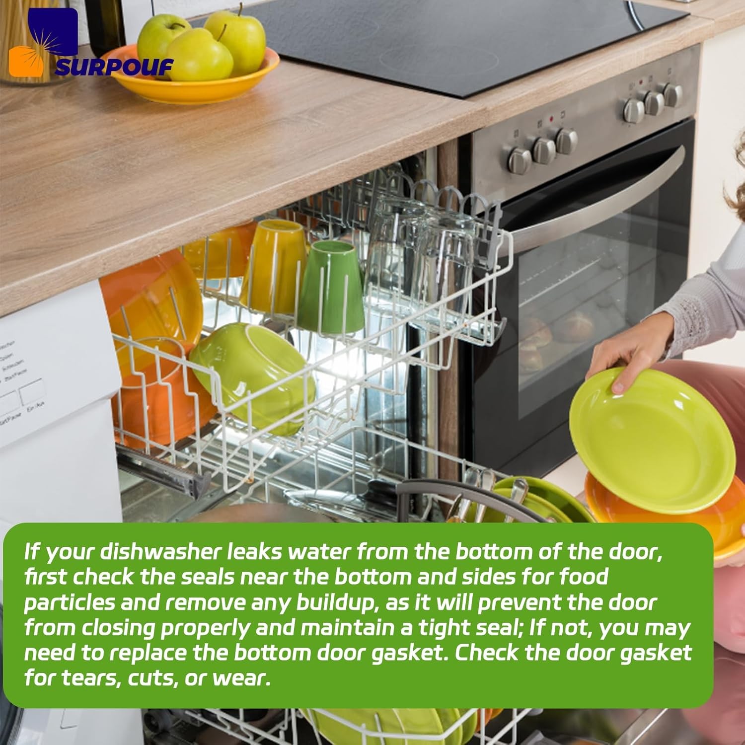 5304500204 Dishwasher Door Bottom Gasket Seal Replacement Fits For... 