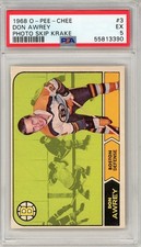 1968 - 1969 OPC O-Pee-Chee Don Awrey #3 PSA 5 P1463